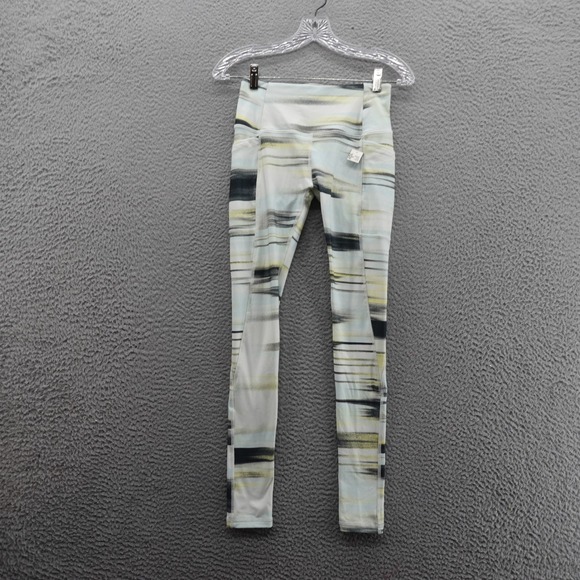 DSG Cold Weather Compression Leggings XS Linear Green White Womens NWT - Picture 1 of 14